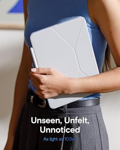 MOFT Dynamic Folio Case for iPad mini 7 A17 Pro (2024), iPad mini 6 (2021), Silm Magnetic Stand Case with 20+ Viewing Angles, Auto Wake/Sleep, Ultra Thin, Cement x Sapphire - Image 8