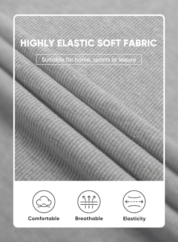 JMIERR Mens Short Sleeve T Shirt Muscle Slim Fitted Summer Shirt Crewneck Longline Tees Shirts for Gym Workout Athletic, US 46(XL), Grey - Image 6