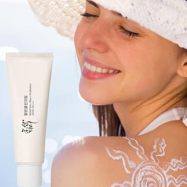 Relief Sun Organic sunscreen SPF50,+++++PA++ Rice and Probiotics | Korean Skin Care Solution for All Skin Types | Nourishing Skin Protection and UV Defense 50ml (1PCS) - Image 3