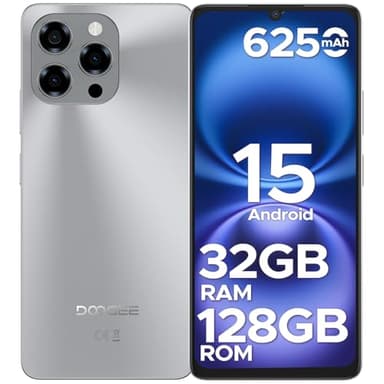 DOOGEE Note 58 Unlocked Cell Phone,Android 15 Smartphone with 32GB+128GB/2TB TF Expand,6250mAh Battery, 6.75"HD+ 90Hz Cellphone,4G Dual SIM Mobile Smart Phones, Widevine L1/NFC/OTG/Face Unlock,Natural - Image 1