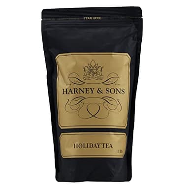 Harney & Sons Holiday Tea with Citrus, Clove, Cinnamon, Almond Flavors | 16oz of Loose Black Tea - Image 2