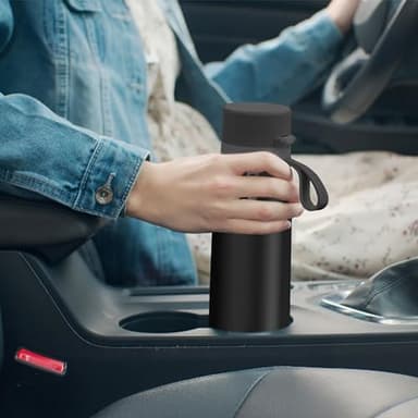 PHILIPS Water Bottle with Filter, Filter Water Bottle Stainless Steel with GoZero Everyday BPA-Free Tap Water Filter, Water Filter Bottle Keep Drink Cold 24 Hours, 1 Filter for 40 gal / 2 Months - Image 9