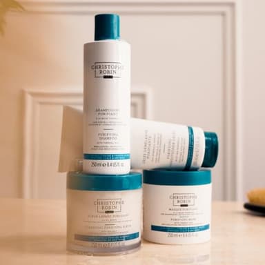 Christophe Robin Cleansing Purifying Scrub with Sea Salt for Oily and Itchy Scalp Detox 75ml (Low Dioxane) 2024 Edition - Image 4