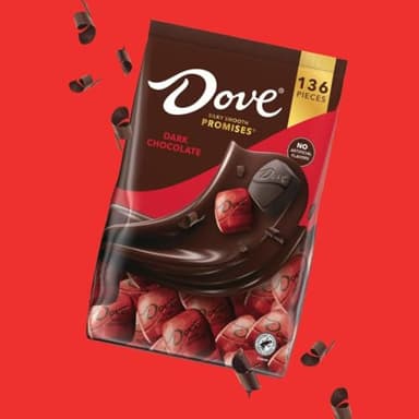 DOVE PROMISES Dark Chocolate Candy, 136 Ct Bulk Bag - Image 3