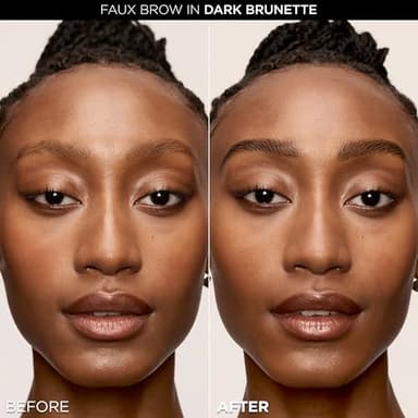 L'Oreal Paris Faux Brow, Hair-Like, Filling Eyebrow Pen with Double-Brush Tip, Fast & Precise Eyebrow Makeup, Brunette, 0.04 Fl Oz - Image 9