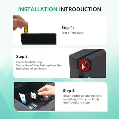 Inktrack 950XL 951XL Ink Cartridges Replacement for HP 950 951 Ink Cartridges Combo Pack for HP OfficeJet Pro 8600 8610 8620 8100 8630 8660 8640 8615 76DW 251DW Printer (Black Cyan Magenta Yellow) - Image 7