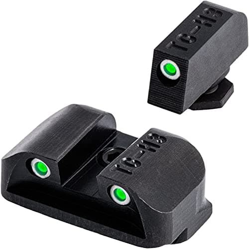 TruGlo Tritium Pro Glow in The Dark Compact Gun Hunting Glock Pistol Sight with Maximum Bright Sights for Glock Sidearm 17, 19, 22, 23, 24, 26, and 27 - Image 1