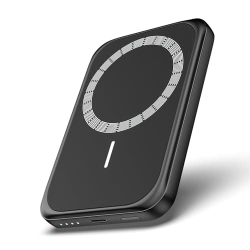 Bilivein Magnetic Phone Charger 10000mAh, 15W Wireless Portable Phone Charger, 20W USB C Fast Charging Magnetic Battery Pack for iPhone 16/15/14/13/12 Series-Black - Image 1