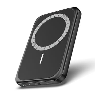 Bilivein Magnetic Phone Charger 10000mAh, 15W Wireless Portable Phone Charger, 20W USB C Fast Charging Magnetic Battery Pack for iPhone 16/15/14/13/12 Series-Black - Image 1