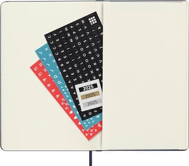 Moleskine PRO 12 Month 2025 Weekly Vertical Planner, Hard Cover, Large (5" x 8.25"), Black, 288 pages - Image 8