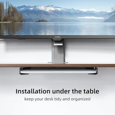 ELETIUO Wall & Under Desk Laptop Mount Holder with Adhesive & Screws in,1.02"/ 26 mm Thick,Anti-Scratch Pads,Universal for MacBooks,Surface,Keyboards,Tablets,Switch &More - Image 5