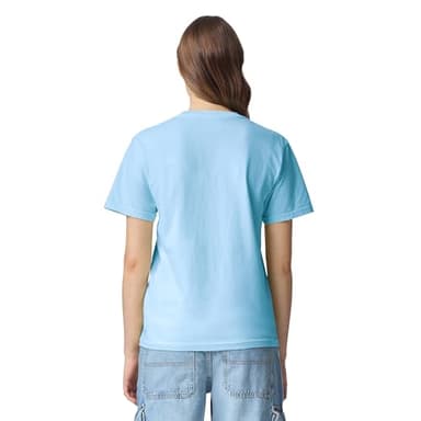 Comfort Colors Adult Short Sleeve Tee, Style G1717, Chambray (1-pack), Small - Image 3
