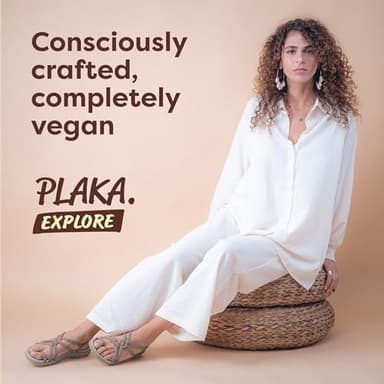 Plaka Explore Walking and Hiking Sandals for Women | Comfortable Summer Sandal with Arch Support | Waterproof Comfy Sandals for Travel, Beach or Poolside | Brazilian Sand | size 10 - Image 6