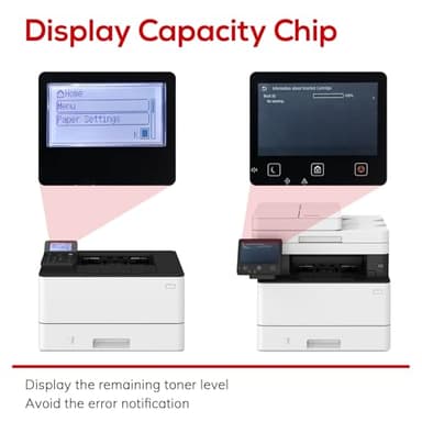 Jeostarky Compatible 057 Toner Cartridge with Display Capacity Chip Replacement for Canon 057 057H CRG-057 Works with Canon imageCLASS MF455dw MF445dw LBP226dw LBP227dw LBP228dw Printer(057 Black x2 ) - Image 2