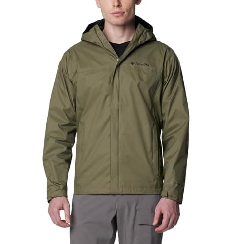 Columbia Men's Watertight II Waterproof Rain Jacket, Stone Green, Small - Image 1