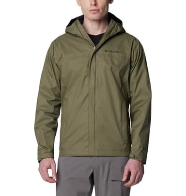Columbia Men's Watertight II Waterproof Rain Jacket, Stone Green, Small - Image 1