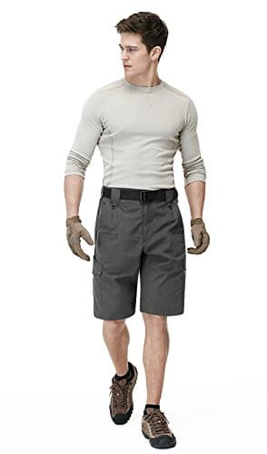 CQR Men's Quick Dry Stretch Hiking Cargo Shorts, Lightweight Water Resistant Tactical Casual, Golf & Outdoor with Pockets, Ripstop Tundra, 42 - Image 8