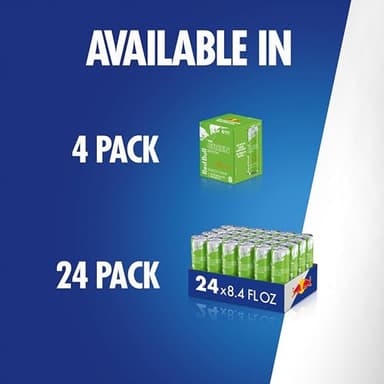Red Bull Green Edition Energy Drink, Curuba Elderflower, with 80mg Caffeine plus Taurine & B Vitamins, 8.4 Fl Oz, Pack of 24 Cans - Image 11
