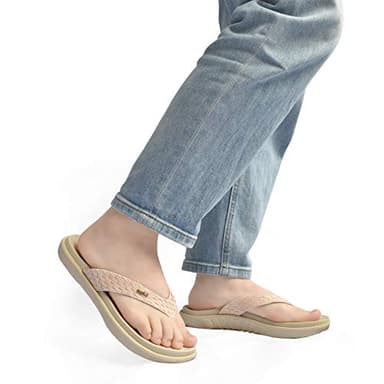 KuaiLu Womens Flip Flops Ladies Yoga Mat Comfortable Walking Thong Sandals With Plantar Fasciitis Arch Support Slip On Indoor Outdoor For Summer - Image 7