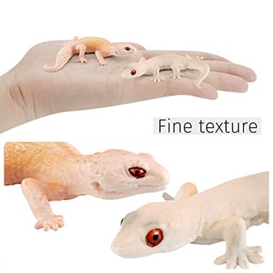 Atralo Service Lizard Wildlife Reptile Animal Model Toy Playsets 3 PCS Lizards Figure Party Favors Toys Cake Toppers Christmas Birthday Gift for Boys Girls Kids Toddlers - Image 4