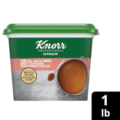 Knorr Professional Ultimate Ham with Smoke Flavor Paste Base Gluten Free, No Artificial Flavors or Preservatives, No MSG added, Colors from Natural Sources, 1 Pound (Pack of 6) - Image 4