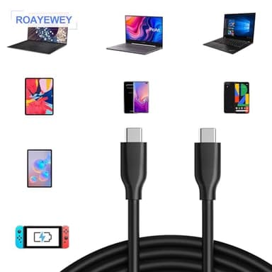 ROAYEWEY USB Type C Replacement for 45W Chromebook Charger Compatible with HP Chromebook 14 X360 USB C Power Supply Adapter - Image 3