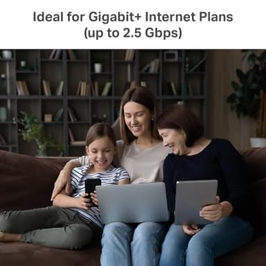 TP-Link Deco X55 Pro AX3000 Whole Home Wi-Fi 6 Mesh System - Coverage up to 2500 Sq.Ft & up to 150 Devices, 2x2.5G WAN/LAN Ports, 4 Streams, Ethernet Backhaul, Ideal for 1Gig+ Internet, 1-Pack - Image 9