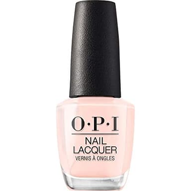 OPI Nail Lacquer Bubble Bath | Sheer Nude Pink Crème Chip Resistant Nail Polish | Fast Drying, Streak Free - Image 1