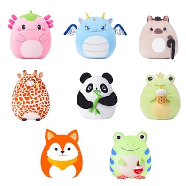 PLAYNICS Large Frog Plush Pillow Stuffed Animal Toy,Big Size Cute Soft Toys 13" Fat Kawaii Hugging Pillows Cuddle Huggable Plushie,Gift for Kids - Image 7