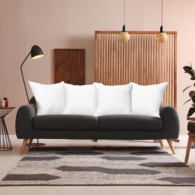 Utopia Bedding Throw Pillows (Set of 4, White), 20 x 20 Inches Pillows for Sofa, Bed and Couch Decorative Stuffer Pillow - Image 7