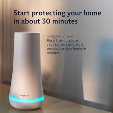 SimpliSafe 7 Piece Wireless Outdoor Camera Home Security System - Optional 24/7 Professional Monitoring - No Contract - Compatible with Alexa and Google Assistant - Image 3