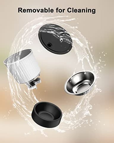 Petory Automatic Cat Feeders Wi-Fi - 4L Dry Food Dispenser for Cats and Dogs 10 Meals per Day Smart Pet Feeder with Desiccant Bag Dual Power Supply 10S Voice Recorder - Image 7