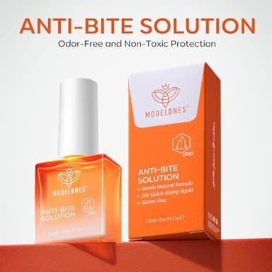 modelones Nail Biting Treatment for Kids Thumb Sucking Deterrent Quick Dry Nail Biting Prevention Bitter No Bite Nail Polish for Nail Care Stop Biting Nails Repair for Damaged Nails 0.34 fl oz - Image 8