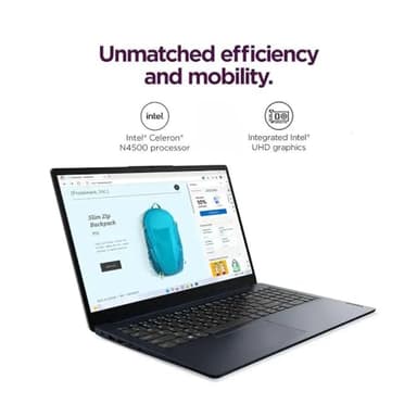 Lenovo IdeaPad 15.6" HD Anti-Glare w/ 1 Year Microsoft 365, 20GB RAM, 384GB SSD, Windows 11 Home, Up to 9.5 Hours Battery Life, Intel Processor, WiFi 6, HDMI, USB-C, SD Card Reader, w/WOWPC USB - Image 7