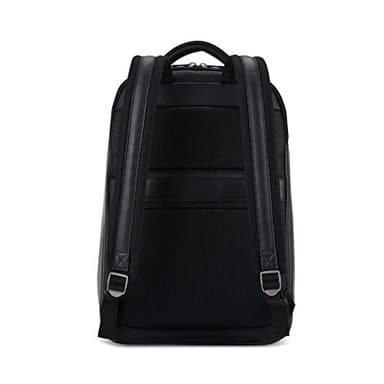 Samsonite Classic Leather Backpack, Black, One Size - Image 2