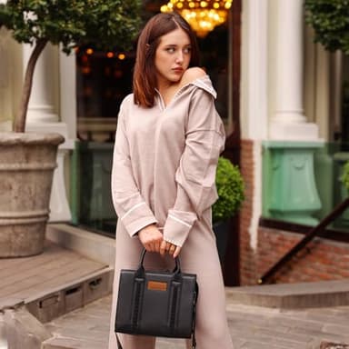 Wrangler Tote bag for women satchel bag black purse for womens purses and handbags cute trendy Women's Purses bolsa wrangler para mujer with Zipper and Pocket top handle with strap WG70-8120DBK - Image 2