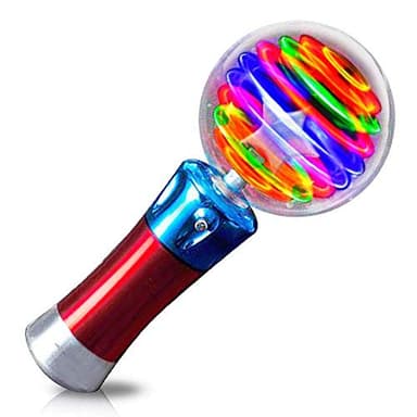 ArtCreativity Spinning Light Up Toy Wand – Magic Ball with LED Lights, Sensory Spinner for Kids, Party Favors & Classroom Prizes, Autism-Friendly Gift - Image 1