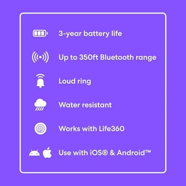 Tile by Life360 Essentials - Bluetooth Trackers & Item Locators for Keys, Wallets, Remotes & More; Easily Find All Your Things. Both iOS and Android Compatible. 4-Pack (Mates/Slim/Sticker) - Image 7