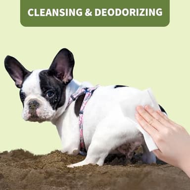 400 Unscented Dog Wipes for Paws and Butt Plant Based Hypoallergenic Pets Cleansing & Deodorizing Anal Gland Hygienic Puppy Wipes for Dogs Face and Body Cat Wipes Cleaning Fur Doggie Wipes Doggy Wipes - Image 3