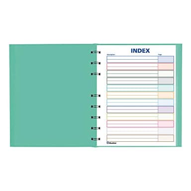 Blueline Classy NotePro Notebook, Ruled, Hard Cover, Aqua, 9.25" x 7.25", 150 Pages (A35C.85) - Image 4