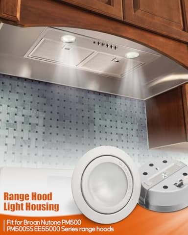 ULXIOM SB02300798 Range Hood Led Light Fit for Broan Nutone PM500 PM500SS EE55000 Series, Lighting Bulb AC12V MAX 20W (2 Pack) - Image 3