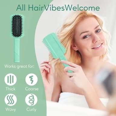 Curly Hair Brush Defining, Volume Curl Defining Brush for Effortlessly Detangling Shaping and Styling Women's Curls, Waves & Coils, Curly Hair Products, Reduce Frizz - Image 6