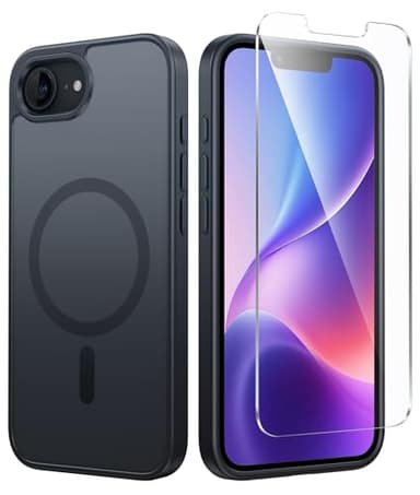 FNTCASE for iPhone 16e Phone Case: for iPhone 16E Case 2025 Magnetic Matte Textured Silicone Shockproof Military Grade Drop Protection Cell Phone Cover | Slim Rugged Anti-Slip Protective Bumper - Image 1