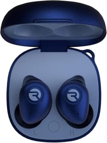 Raycon Fitness Bluetooth True Wireless Earbuds with Built in Mic 56 Hours of Battery, IPX7 Waterproof, Active Noise Cancellation, Awareness Mode, and Bluetooth 5.3 (Blue) - Image 1