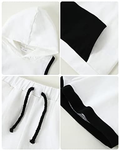 SANMIO 3T Boy Clothes for Toddler Boy Summer Outfits 2-3T Sleeveless Hooded T-shirt+Shorts 2pcs - Image 4