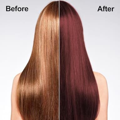 Deep Wine Red Hair Dye Shampoo 3 in 1 for Gray Hair, Instant Hair Dye for Men Women, Long-lasting & Natural Hair Color Shampoo, Effect in Minutes, 16.9 Fl Oz - Image 3