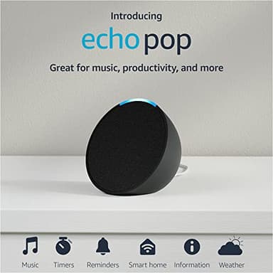Amazon Echo Pop, Our smallest Alexa speaker, Fits in any room, Charcoal - Image 10