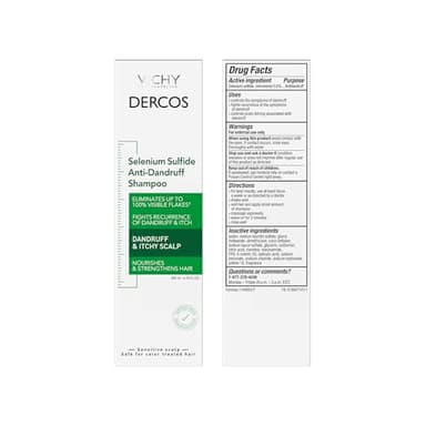 Dercos Anti Dandruff Shampoo, Dry Scalp Treatment and Itch Relief. Prescription Strength Comparable to 2% Ketoconazole, for Mild to Severe Dandruff-Prone Hair & Flaky, Itchy Scalps, 13.5 Fl. Oz. - Image 11