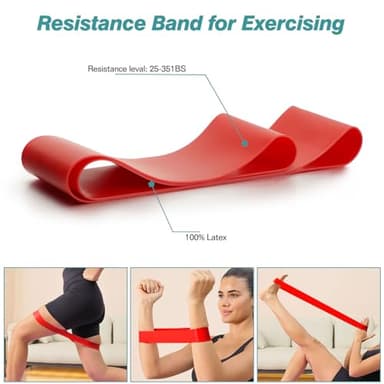 5 in 1 Foam Roller Set - Trigger Point Foam Back Roller, Muscle Roller Stick, Massage Ball, Stretching Band for Deep Muscle Massage Pilates Yoga,Fitness Exercise for Whole Body Release - Image 6