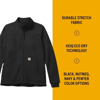 Carhartt Rugged Flex Scrubs for Women, Bonded Fleece Jacket - Image 5